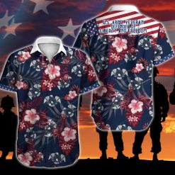 Us Army Veteran Defender Of Liberty And Freedom Hawaiian Shirt