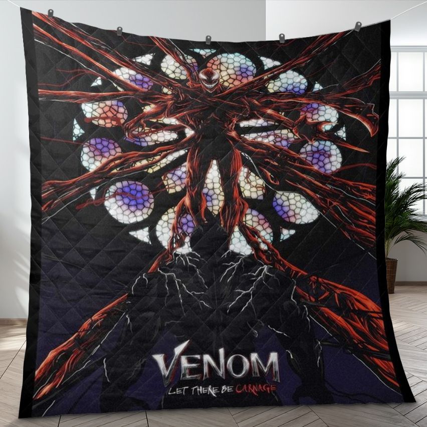 Venom Fan Gift, Venom 2 Let There Be Carnage 1204 Quilt Blanket