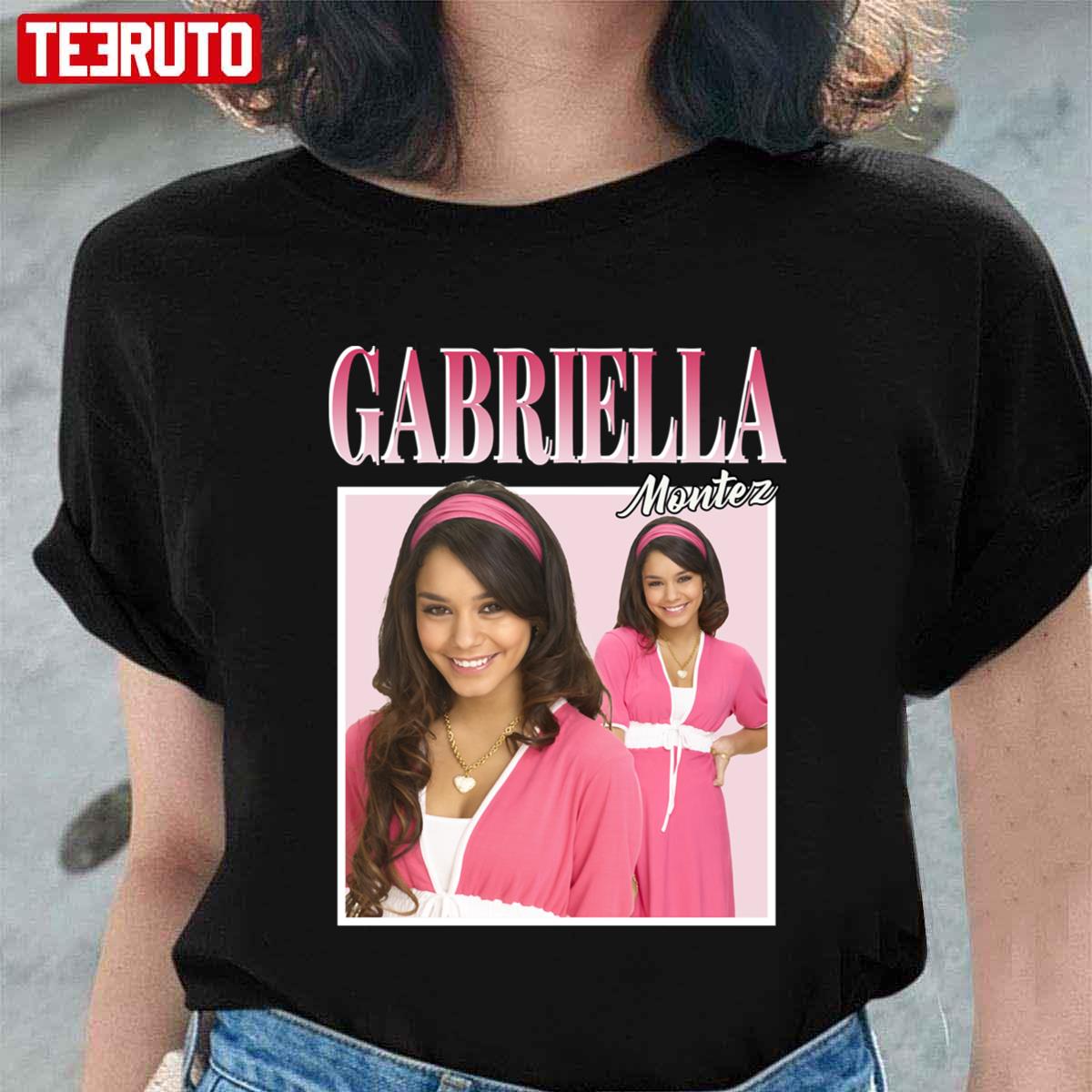 Vintage Gabriella Montez 90s High School Musical Unisex T-Shirt - Teeruto