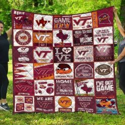 Virginia Tech Hokies Quilt Blanket