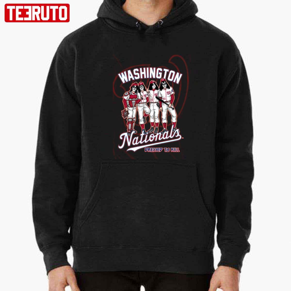 MLB Washington Nationals KISS Dressed to Kill Red T-Shirt Tee