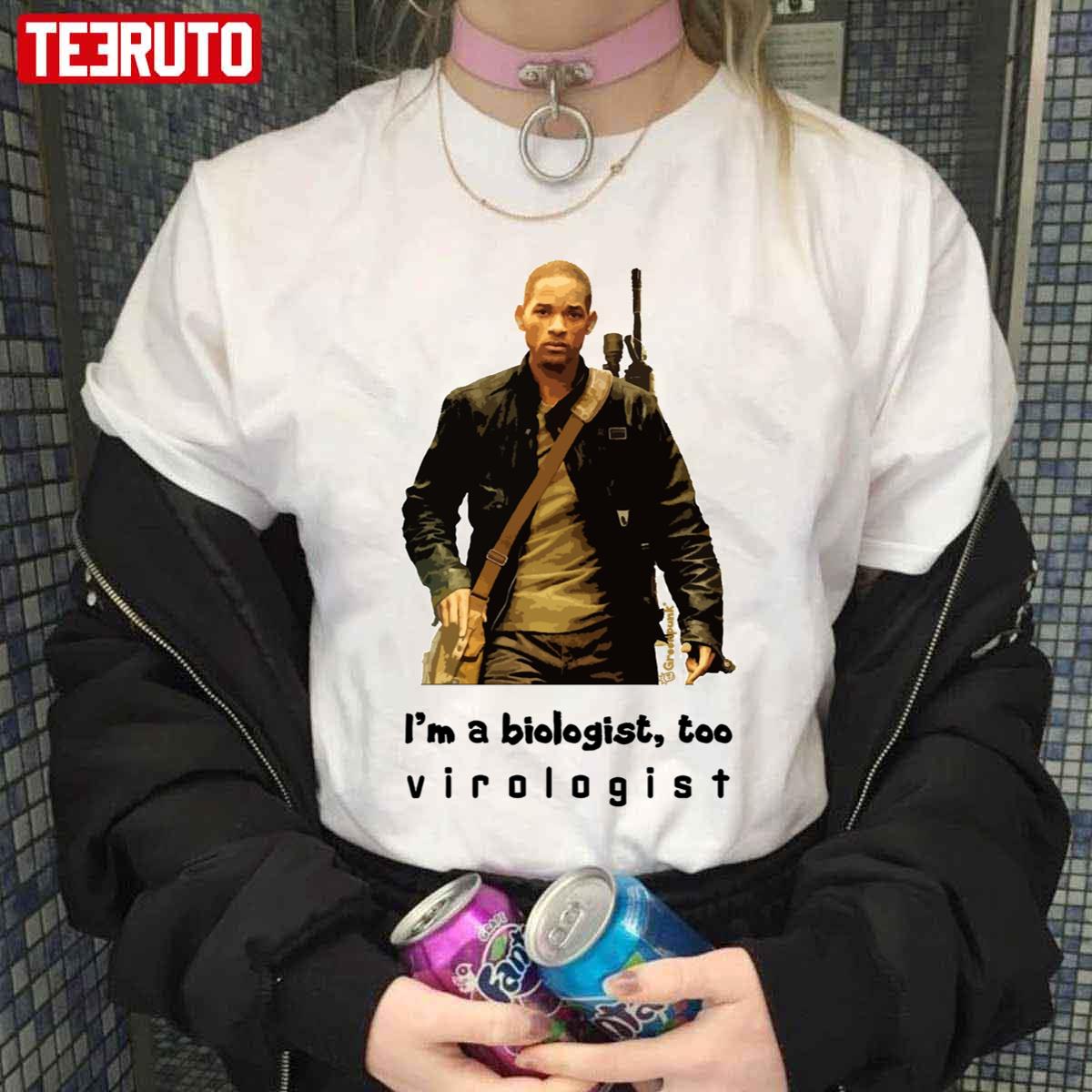 Will Smith I Am Legend Biologist Unisex T-Shirt