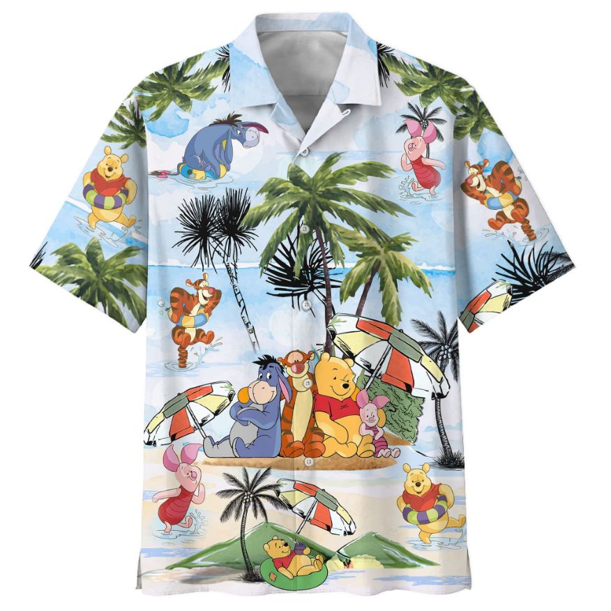 Winnie The Pooh And Friend Hawaiian Shirt