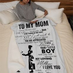 You Will Always Be My Loving Mother Love From Son Fleece Blanket Quilt Blanket For Mom