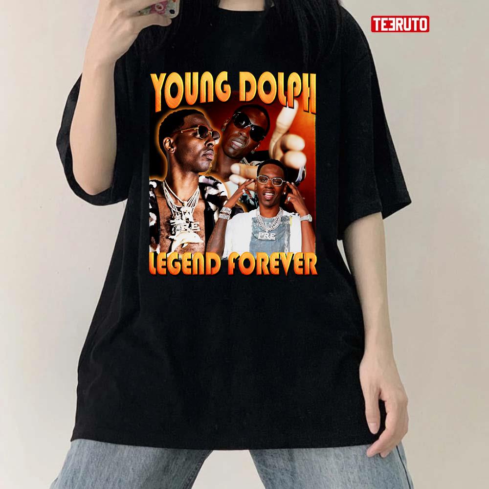 Young Dolph Bootleg Vintage Retro Wave Legend Forever Unisex T-Shirt