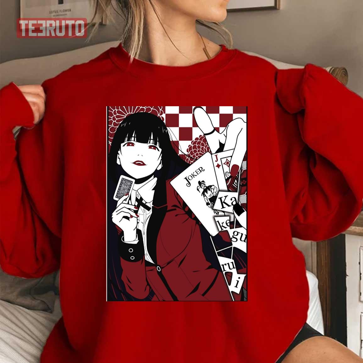 Yumeko Jabami Anime Aesthetic Kakegurui Unisex Sweatshirt - Teeruto