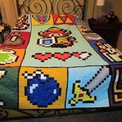 Zelda Fabric Quilt Blanket