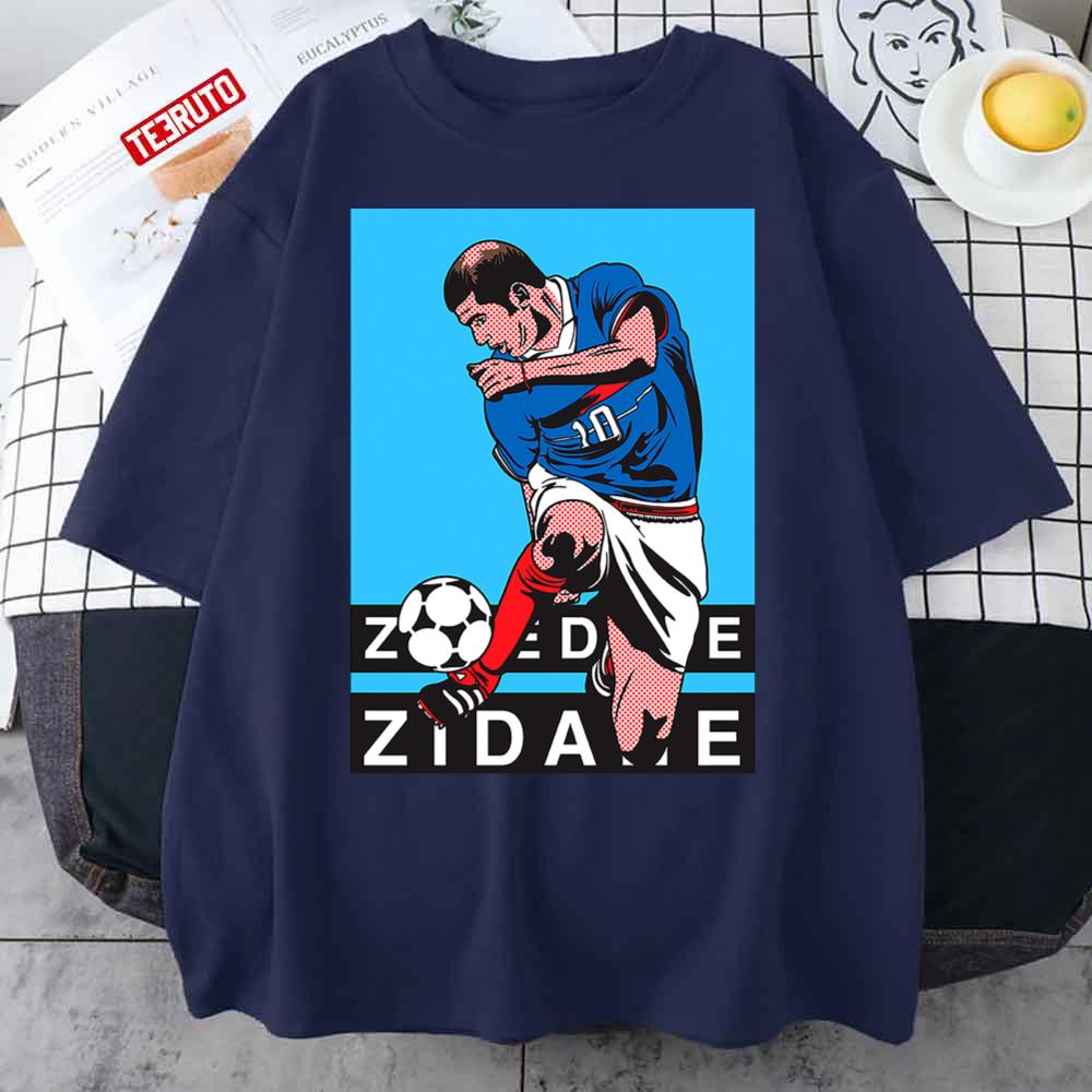 Zidane Pop Art Unisex T-Shirt - Teeruto