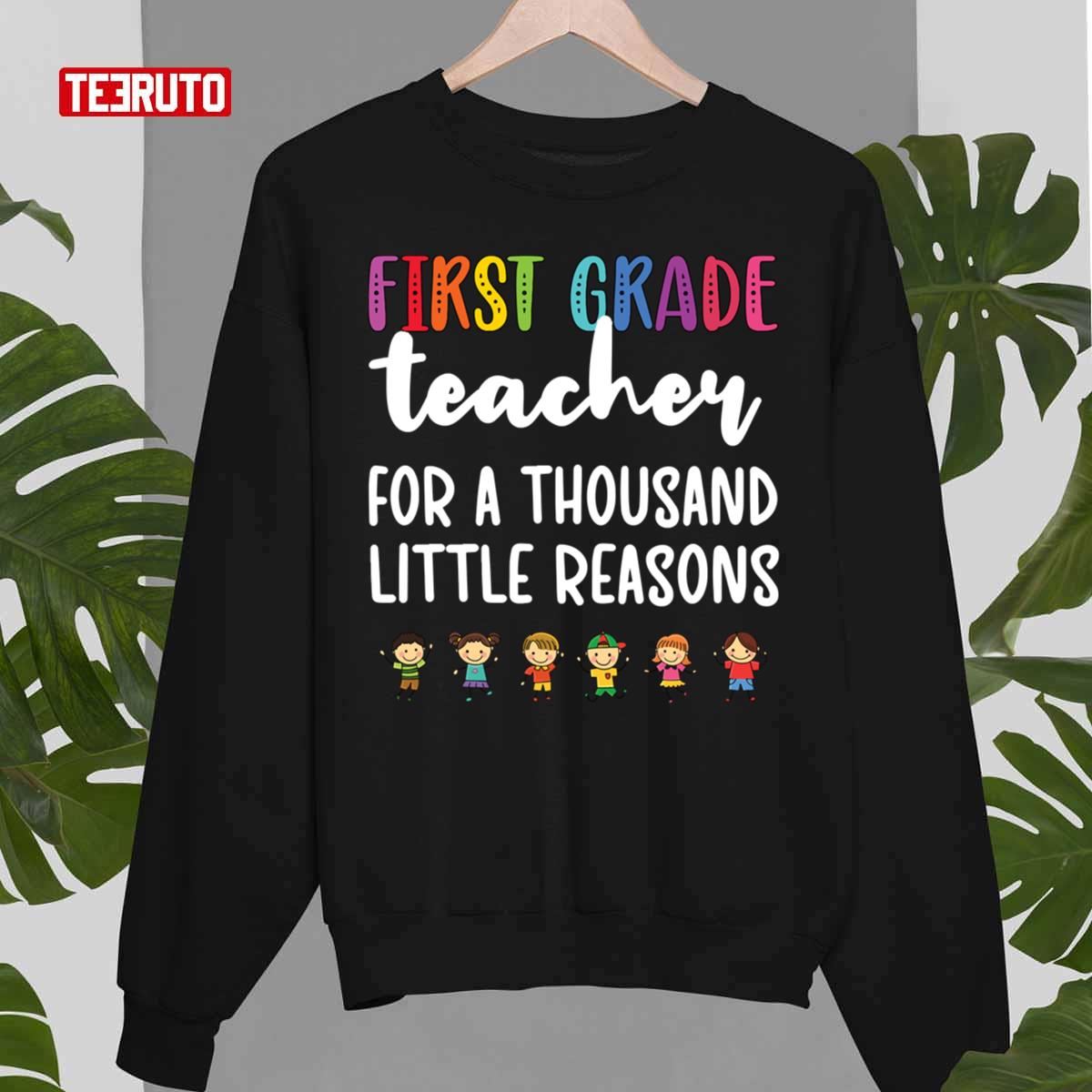 1st Grade Teacher Gifts First Grade Crew 1st Team Unisex T-Shirt
