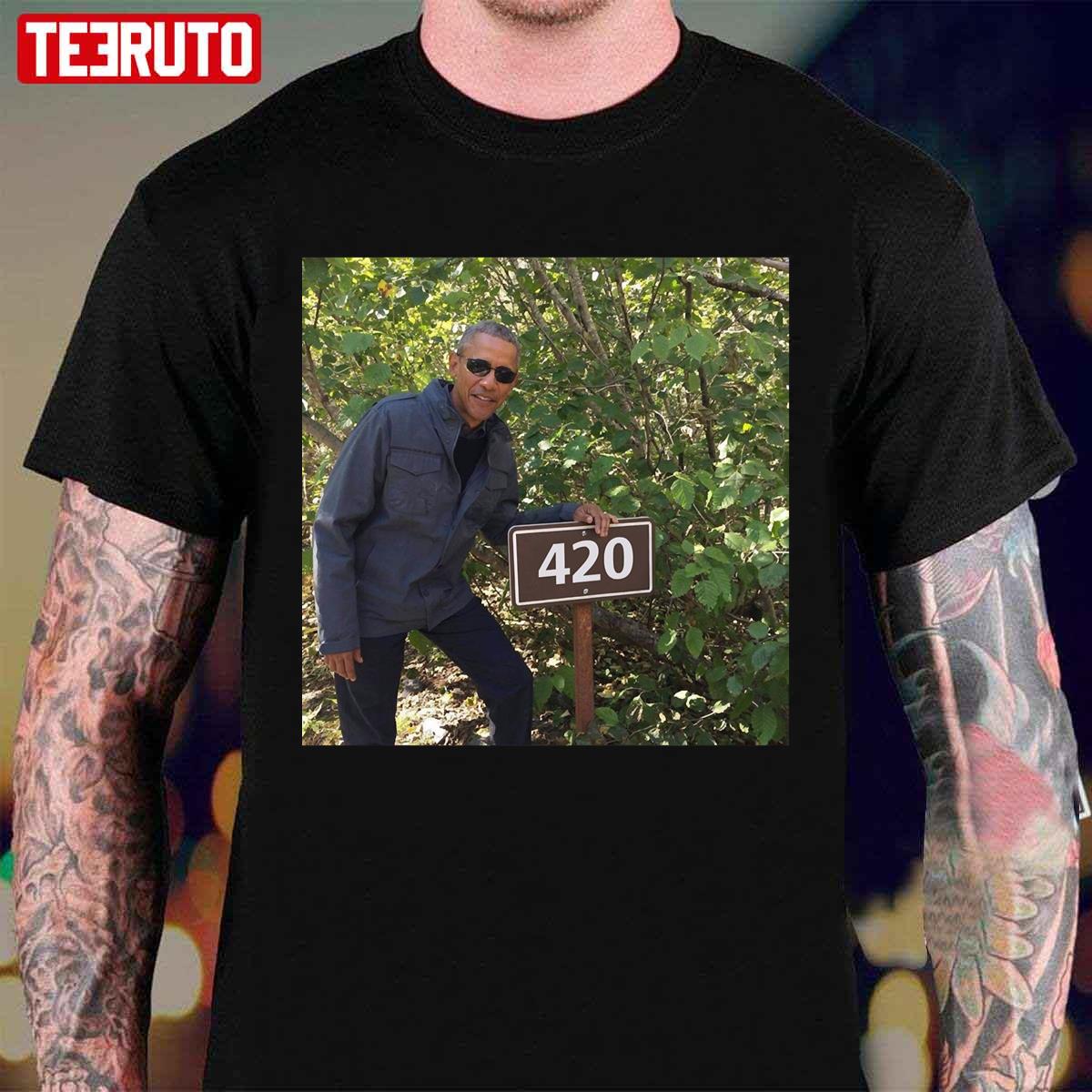 420 Obama Funny Unisex T-Shirt