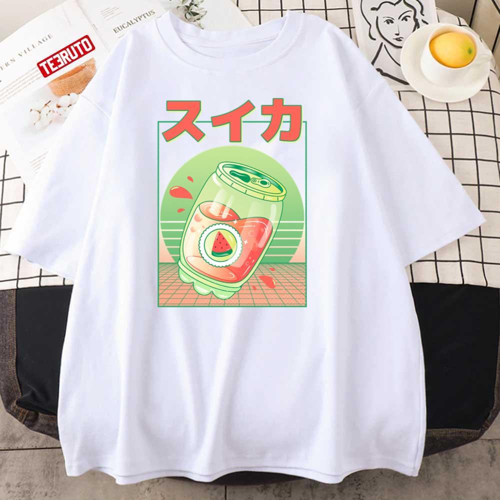90s Japanese Watermelon Soda Vaporwave Aesthetic Unisex T-Shirt