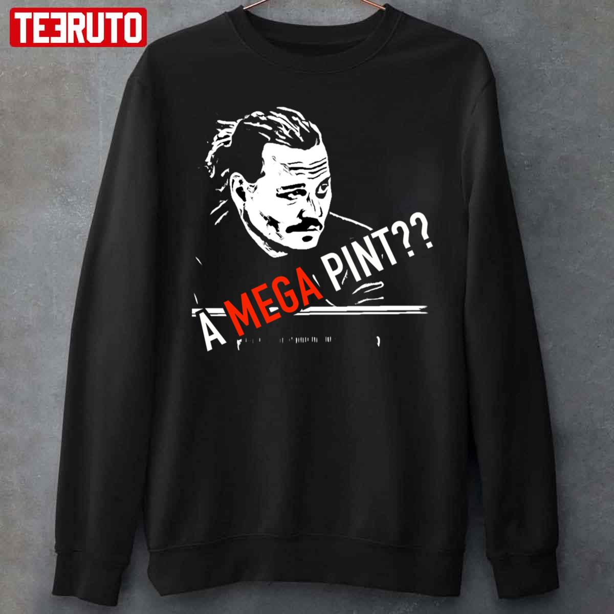 A Mega Pint Johnny Depp Unisex T-Shirt