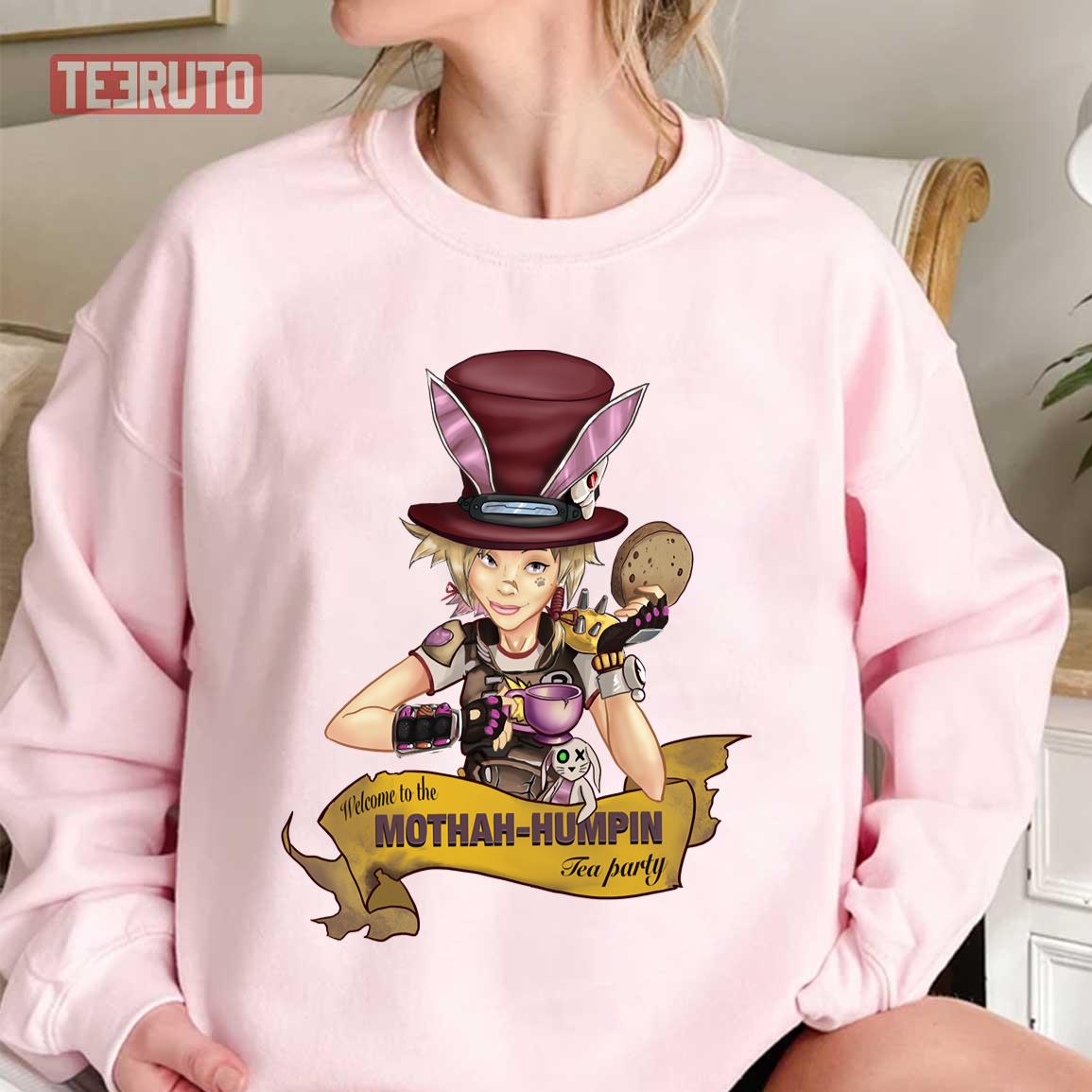 A Tina Motha Crumpet Tea Party Unisex Sweatshirt