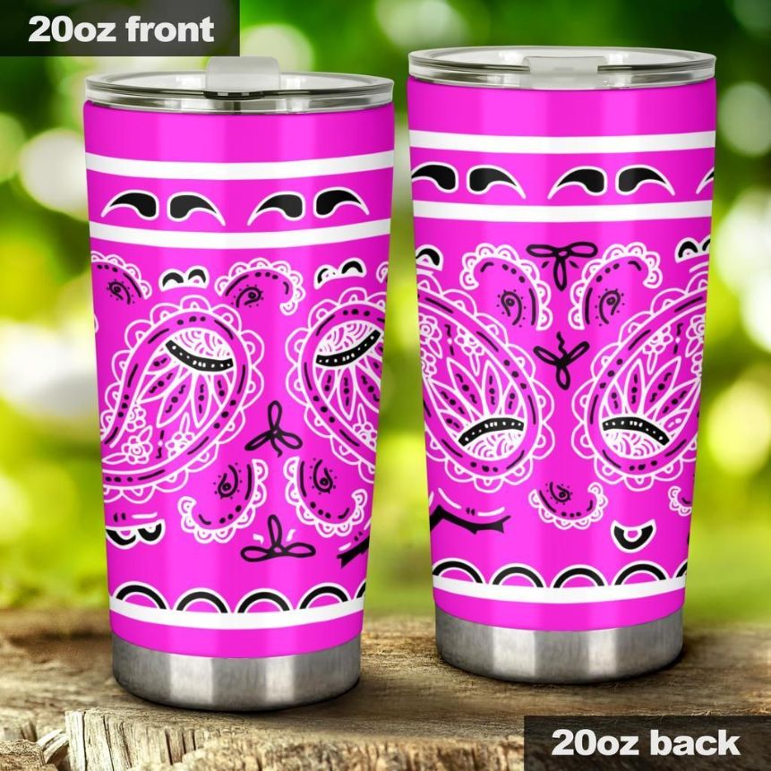 Abruptly Pink Stainless Steel Cup Tumbler