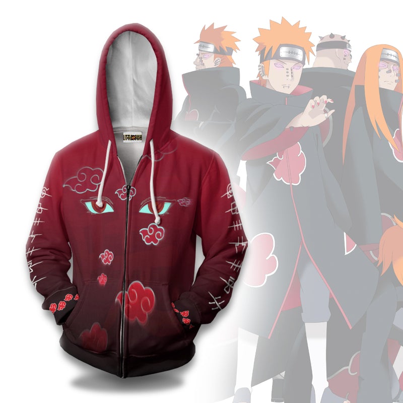 Akatsuki Hoodie Nrt Anime Casual Cosplay Costume