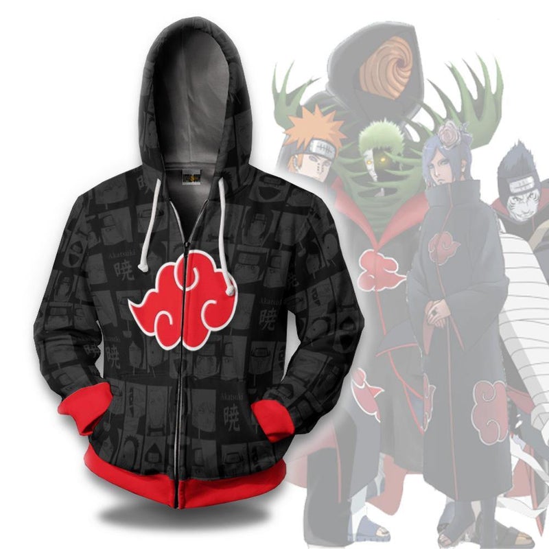 Akatsuki Hoodie Village Nrt Clothes Anime Outfit