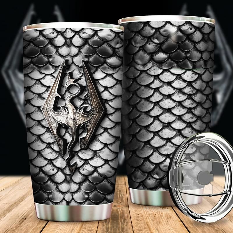 Alduin Dragon of Skyrim Stainless Steel Cup Tumbler