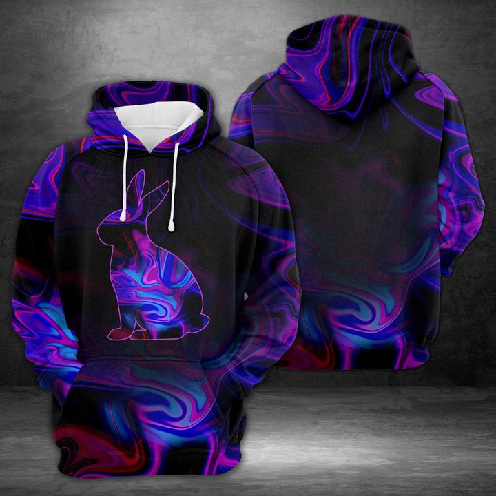 Amazing Rabbit 3D Printed Hoodie