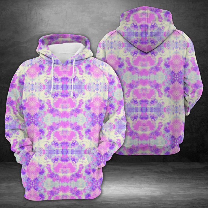 Amazing Tie Dye 3D Printed Hoodie