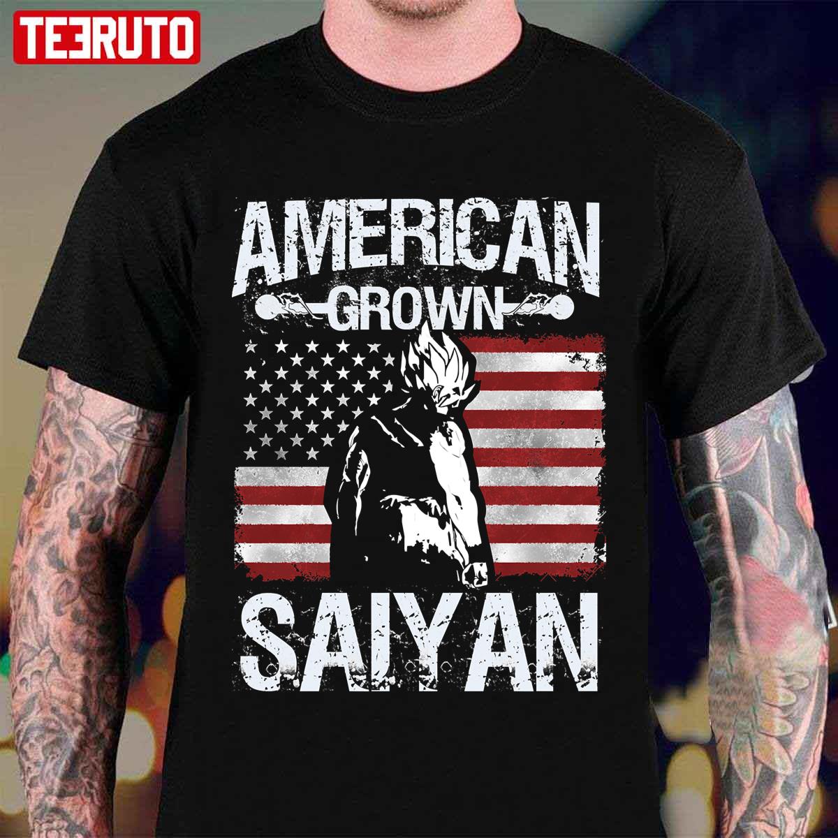 American Grown Saiyan Unisex T-Shirt