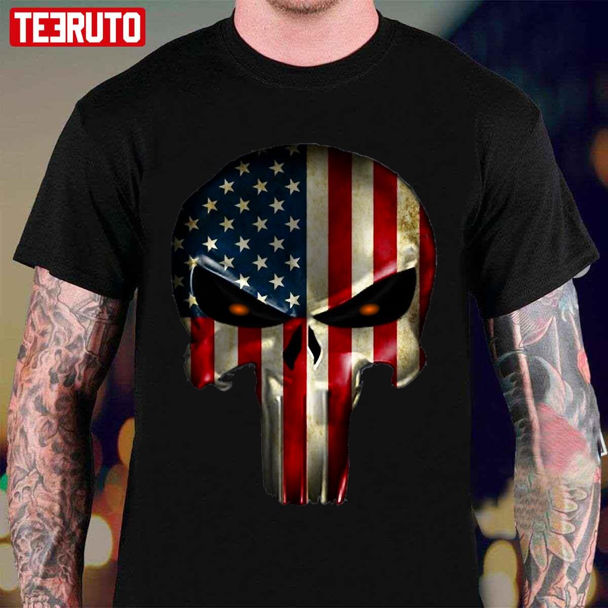 American Skull Unisex T-Shirt