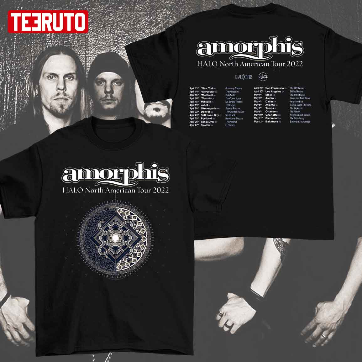 Amorphis Halo North American Tour 2022 Unisex T-Shirt