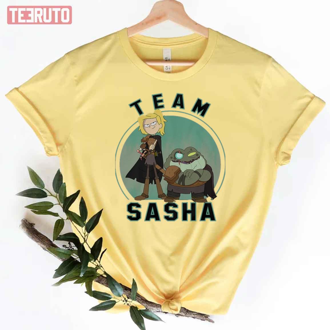 Amphibia Team Sasha Disney Cartoon Unisex T-Shirt