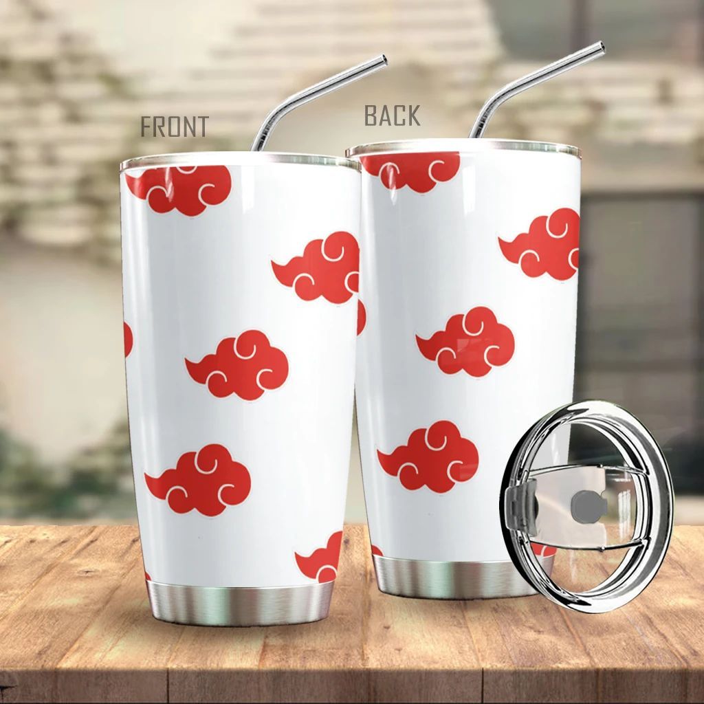 Anime Naruto Shippuden White Akatsuki Cosplay Tumbler