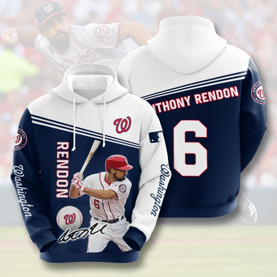 Anthony Rendon Washington Nationals 3D Printed Hoodie - Teeruto