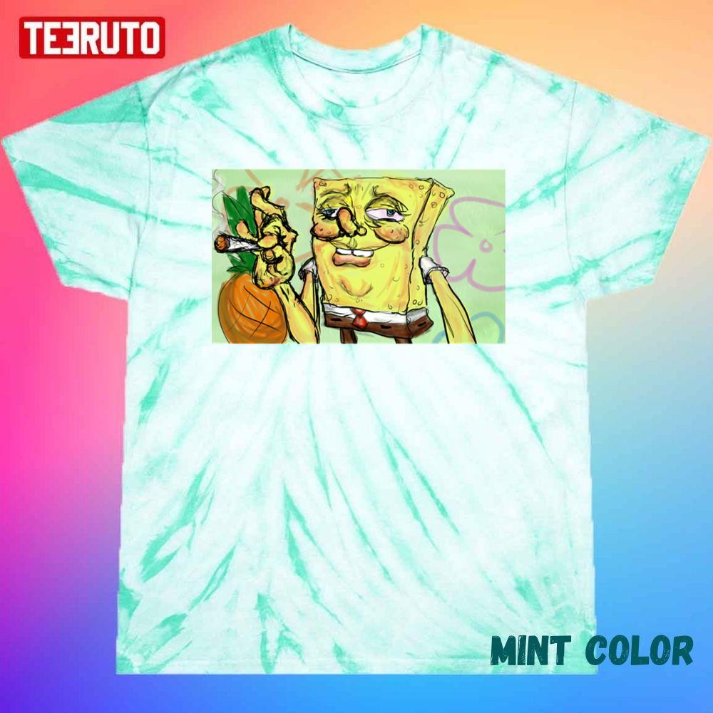 Are You Feeling It Now Spongebob Stoner Unisex Tie Dye T-Shirt