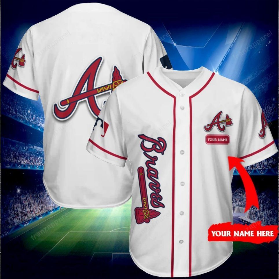 Atlanta Braves Personalized Baseball Jersey Shirt 159