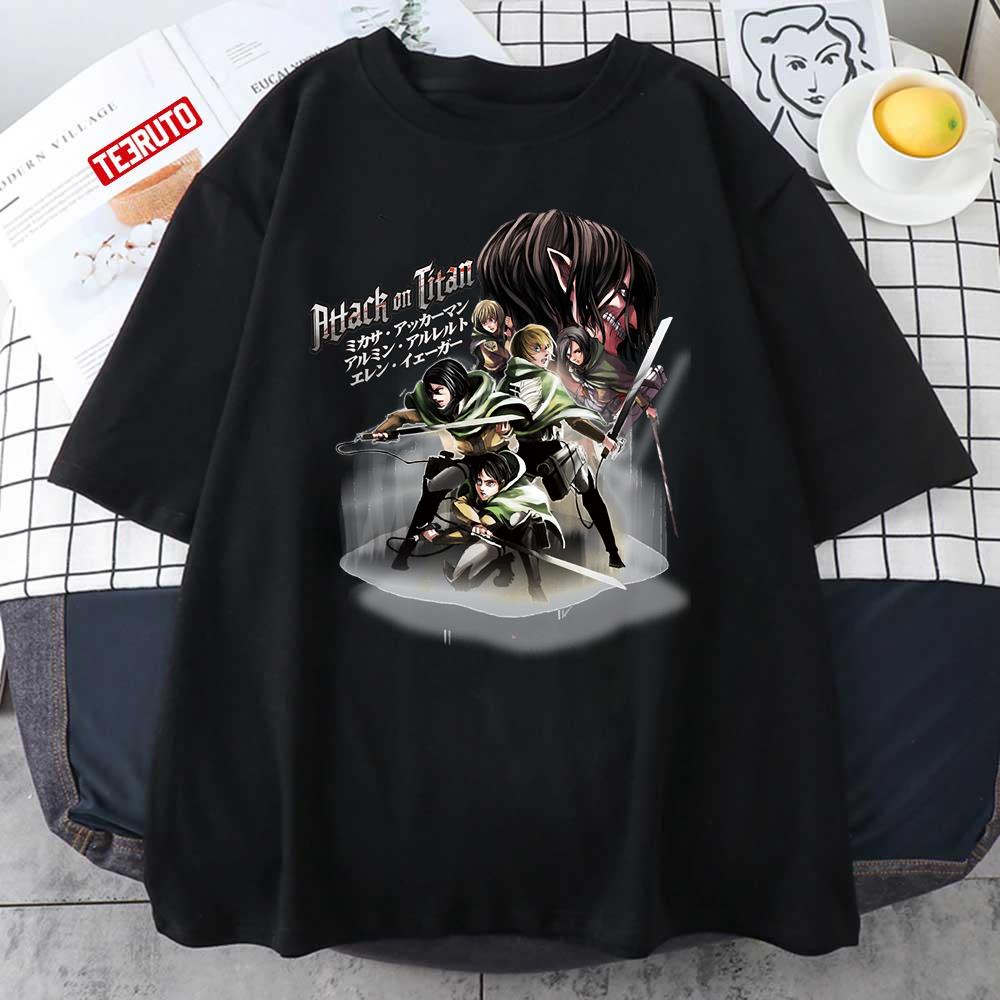 Attack On Titan Shingeki No Kyojin Ema Bootleg Unisex T-Shirt