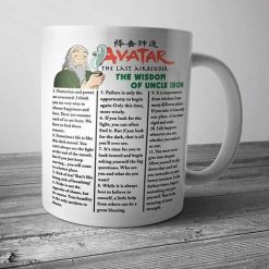 Avatar The Last Airbender The Wisdom Of Uncle Iron Premium Sublime Ceramic Coffee Mug White