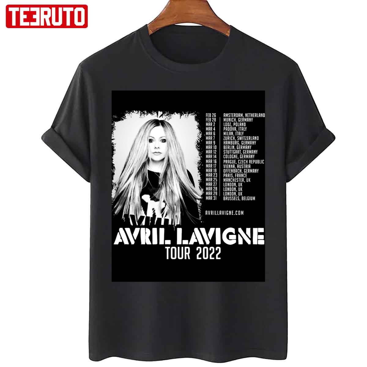 Avril Tour Date 2022 Unisex T-Shirt