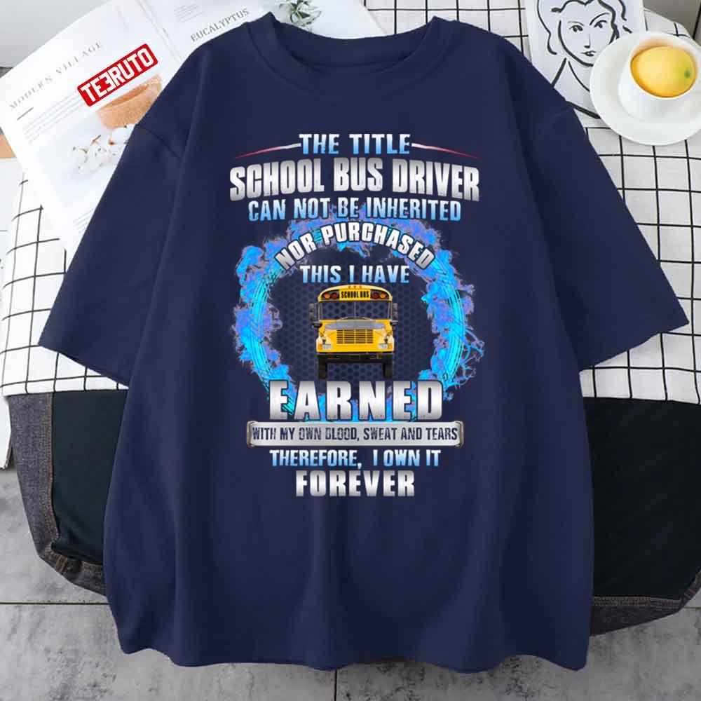 Awesome Dedicated School Bus Driver Unisex T-Shirt