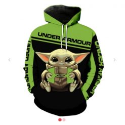 Baby Yoda Hug Under Armour 3D Printed Hoodie