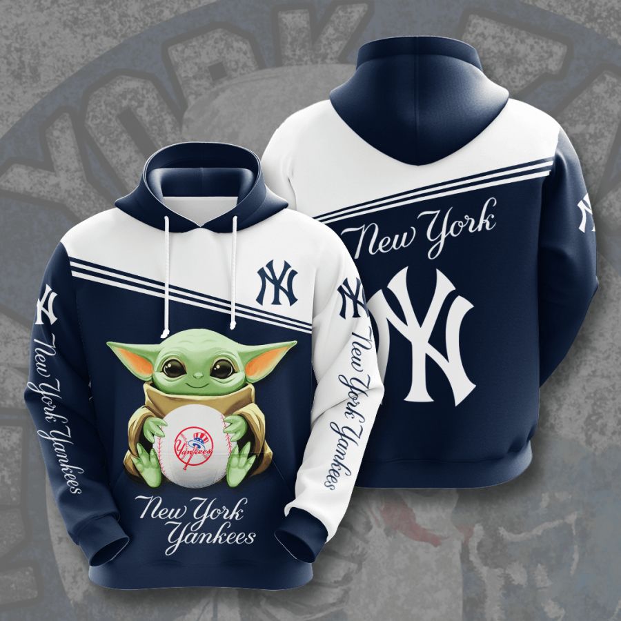 Toronto Blue Jays Baby Yoda Full Print 3D Hoodie Zipper Men Women - T-shirts  Low Price