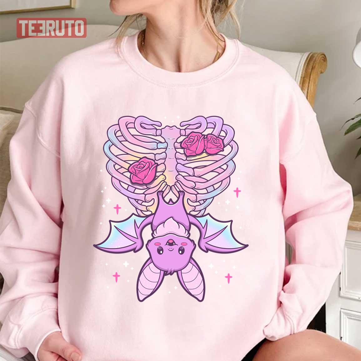Bat Kawaii Pastel Goth Cute Creepy Unisex Sweatshirt
