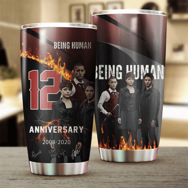 Being Human 12th Anniversary 2008 2020 Design Tumbler