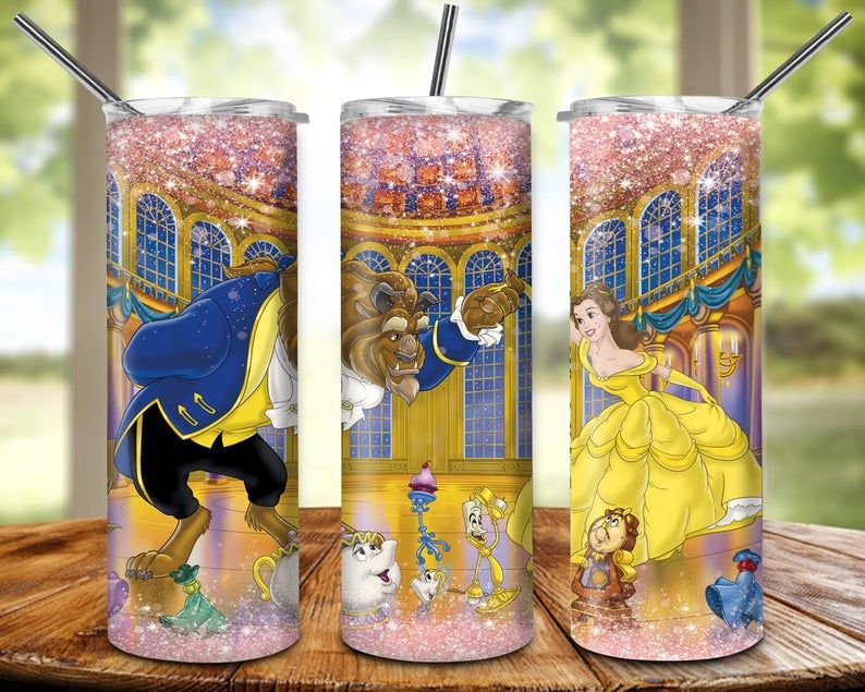Belle Princess Beauty And Beast Disney 2 Cartoon Gift For Lover