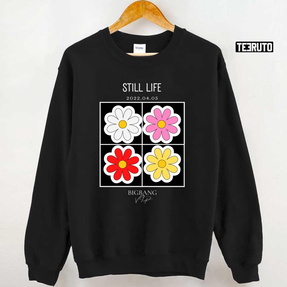 Bigbang Still Life Daisy Flowers KPOP Band Unisex T-Shirt