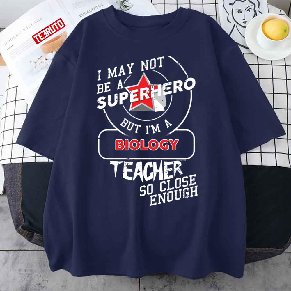 Biology Teacher Superhero Unisex T-Shirt