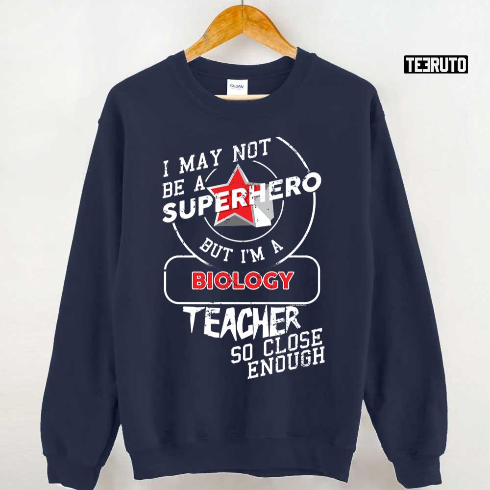 Biology Teacher Superhero Unisex T-Shirt