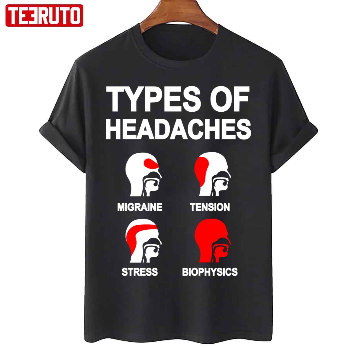 Biophysics Funny Sayings Headache Meme Biophysics Student Unisex T-Shirt