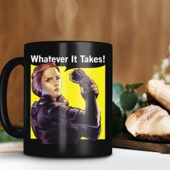 Black Widow Whatever It Takes Mug Superheroes Marvel Mug Avengers Endgame Mug Infinity War Premium Sublime Ceramic Coffee Mug Black