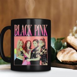 Blackpink Mug Rosé Lisa Jisoo Jennie Mug 90s’ Style Mug Yg Entertainment Mug Kpop Music Band Premium Sublime Ceramic Coffee Mug Black
