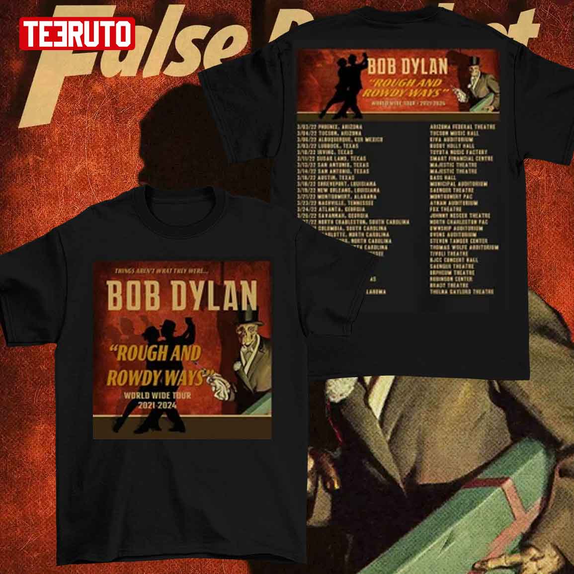Bob Dylan Rough And Rowdy Ways Tour 2022 Unisex T-Shirt