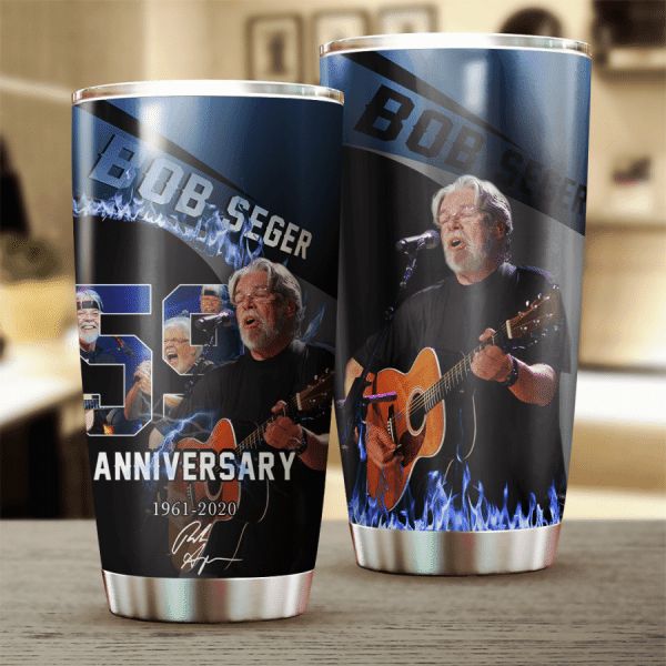 Bob Seger 59th Anniversary 1961 2020 Design Tumbler