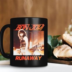 Bon Jovi Rock Band Runaway Mug Bon Jovi Lover Gift Hard Rock Coffee Mug Jon Bon Jovi Mug Premium Sublime Ceramic Coffee Mug Black