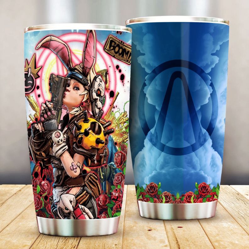 Borderlands Tumbler Tina Red Rose 102 Gift For Lover Day Travel Tumbler